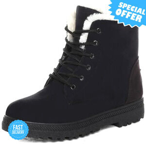 BRAND NEW Alicegana Winter Boots: Warm, Comfortable, Non-Slip Ankle Boots